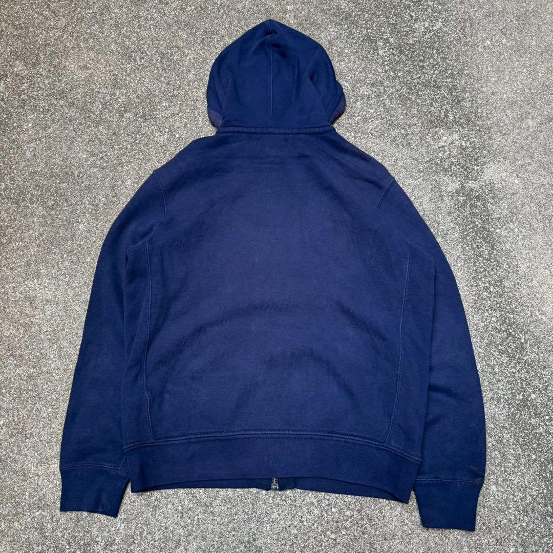 90s RALPH LAUREN ジップパーカー ネイビー ヴィンテージ ラルフ