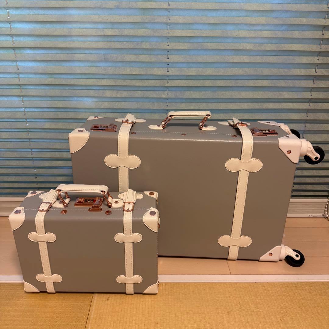 値下！美品スーツケースキャリーケース.ミニバック付きレトロUniwalker送込
