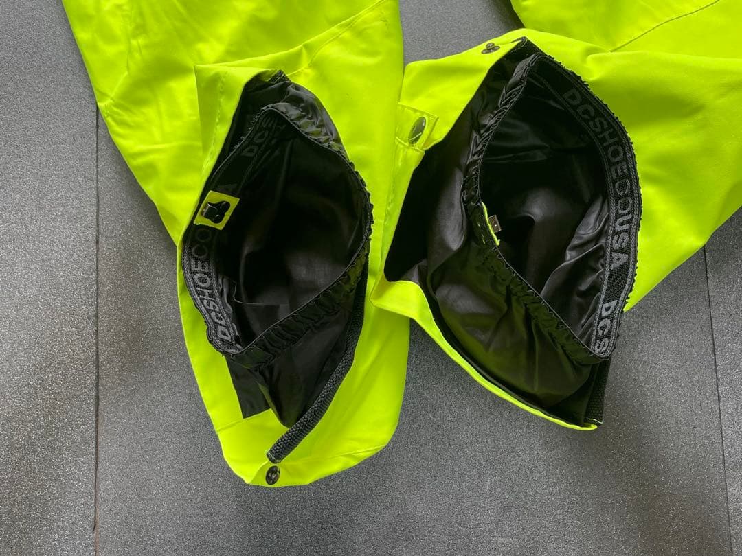 DC スノーボード 上下セット ホワイト/イエロー