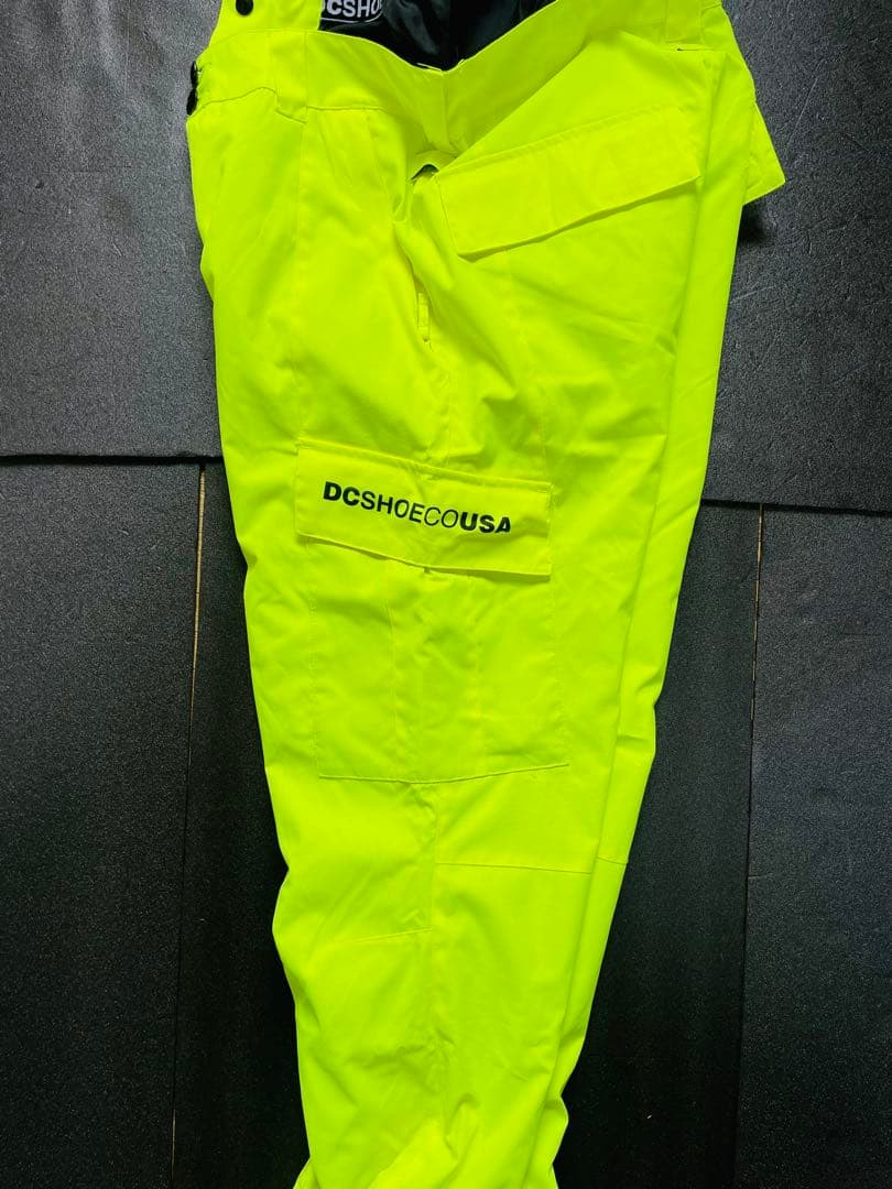 DC スノーボード 上下セット ホワイト/イエロー