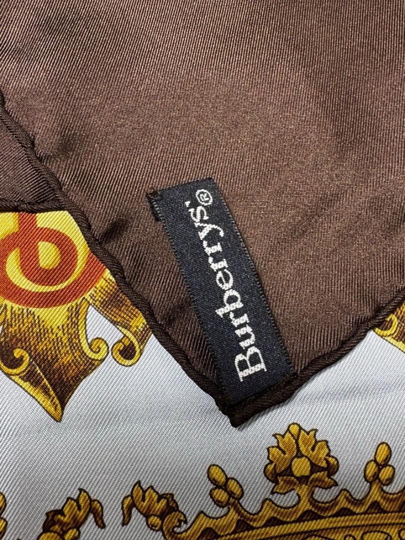 良品　BURBERRY　スカーフ　ｗ2825-1209-⑤-④