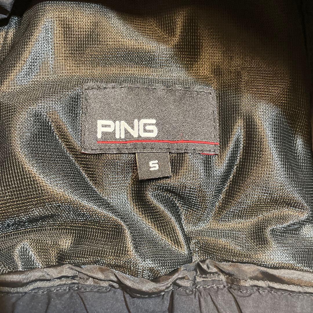 PING ピン　ゴルフウェア　フルジップ　ダウンブルゾン Sサイズ　ブラック