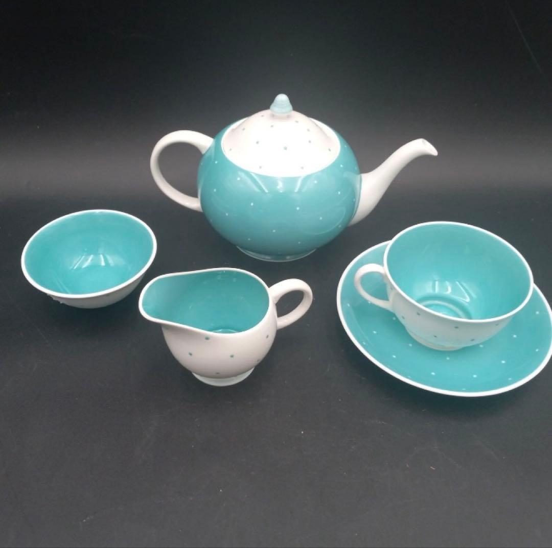 スージークーパー　美品　レイズドドット　ティーポット　カップ&ソーサー　他