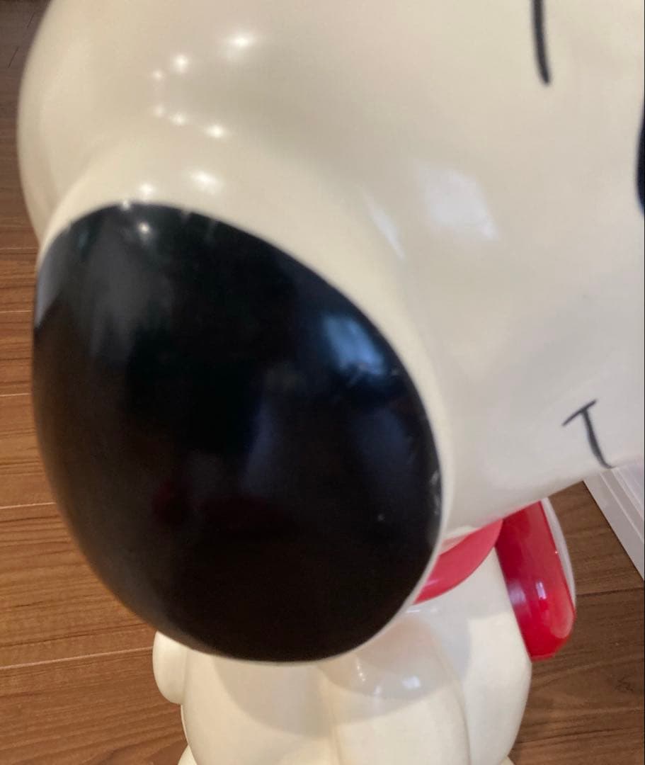 ス*ー様 【当時物】三和銀行 スヌーピー 置き物 時計 約60cm 非売品