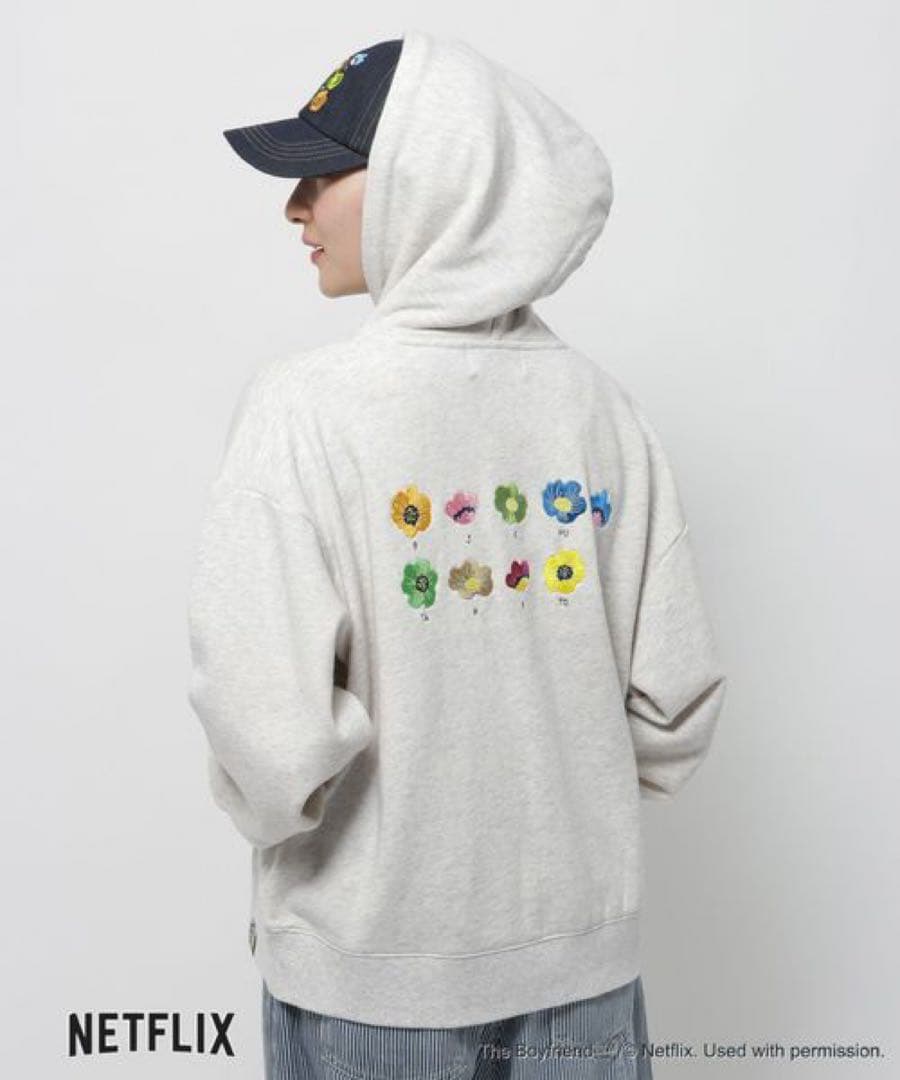 【ボーイフレンド シーズン2】コラボ フラワープルオーバーフーディー