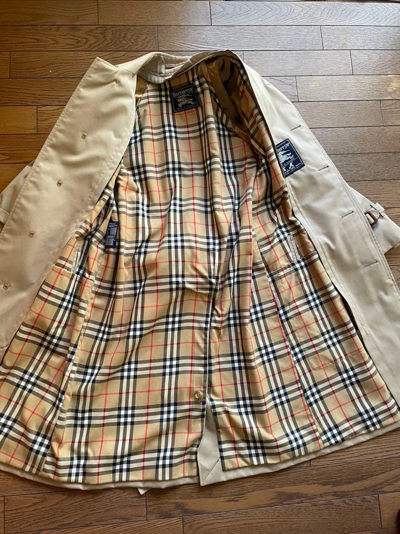 【美品】BURBERRY vintageステンカラーコートライナー付 1980s