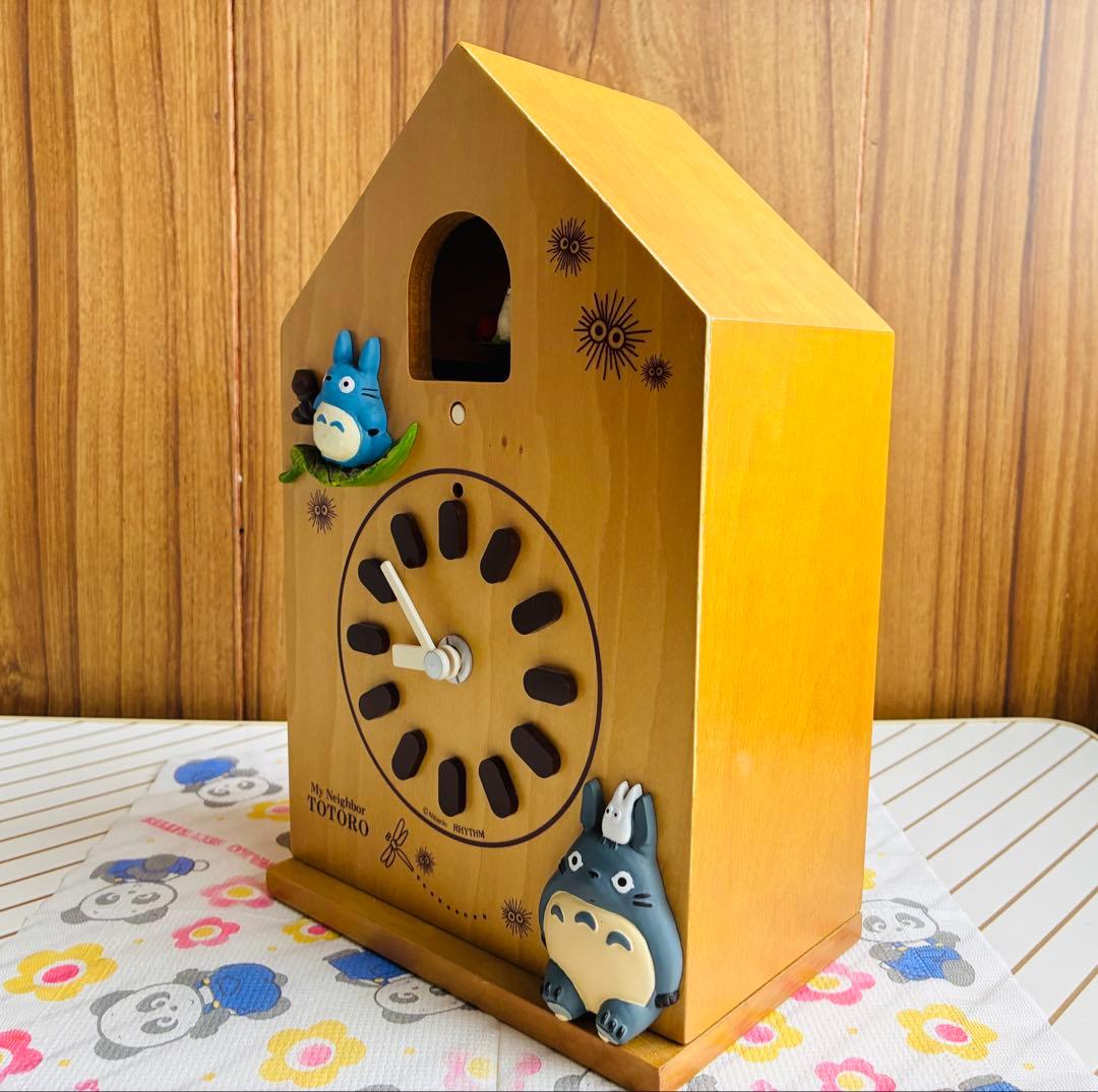 となりのトトロ 鳩時計 からくり時計リズム時計 元箱・説明書・保証書付き 美品