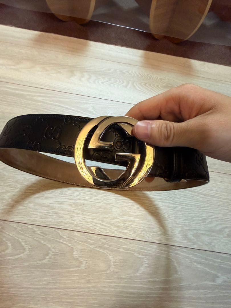 Gucci GGロゴ ベルト ブラック