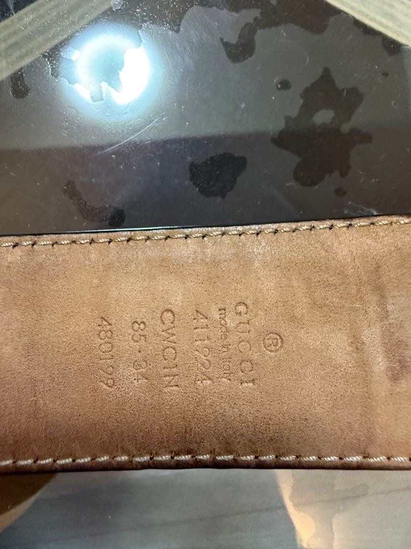 Gucci GGロゴ ベルト ブラック