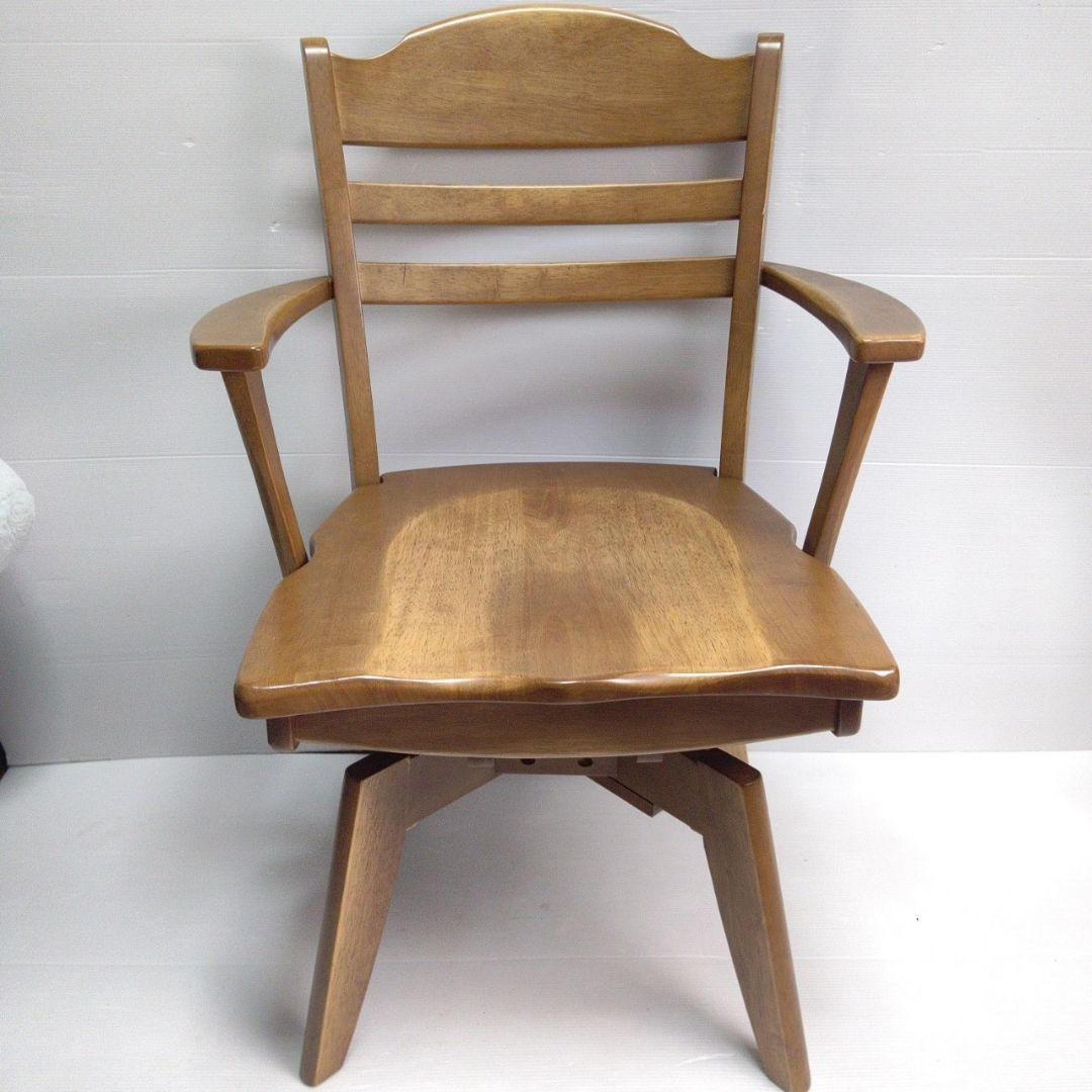 ※京都市内近郊限定 フジシ 回転アームチェア 峰 ダイニング チェア