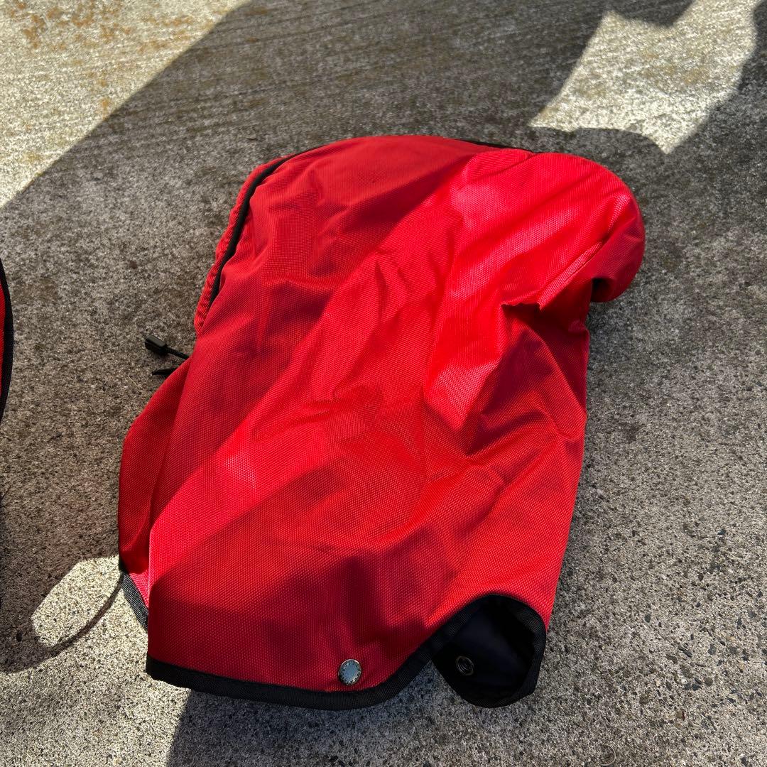 パーリーゲイツ スタンド式 ゴルフバッグ キャディバッグ 赤 レッド ゴルフ