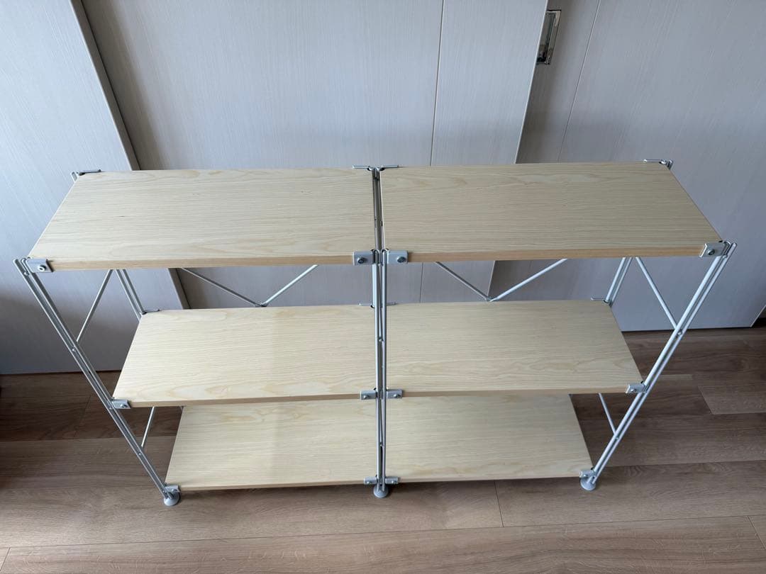 【無印良品】スチールユニットシェルフ＆木製棚セット