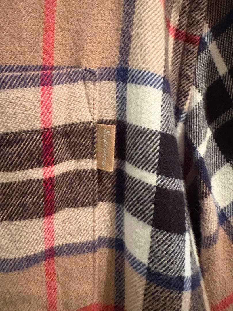 トップス Supreme Tartan Flannel Shirt Burberr M