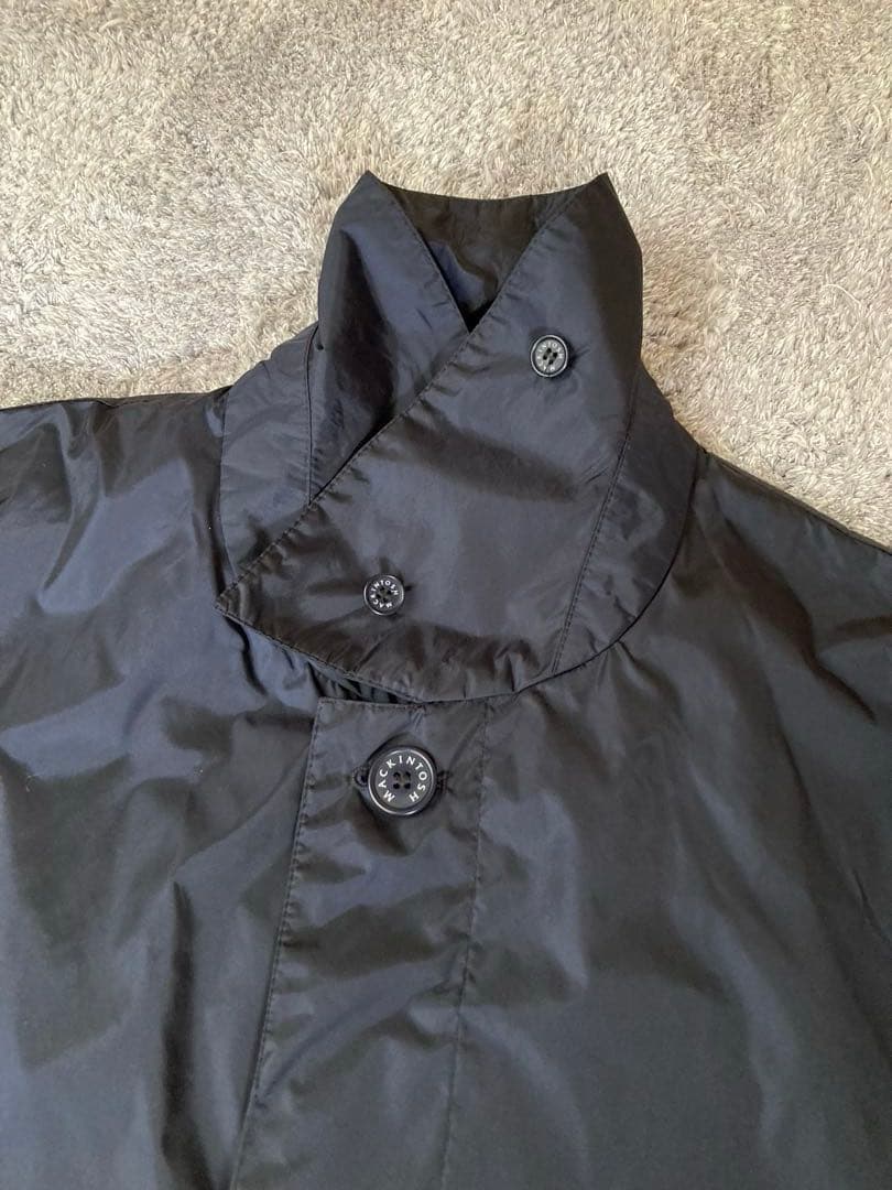 新品未使用　マッキントッシュ　レインコート　トレンチコート　ネイビー　撥水加工
