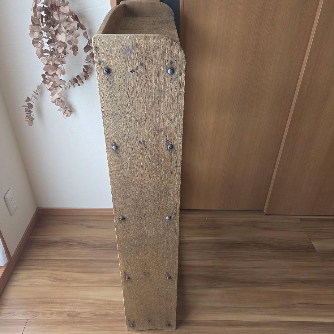 古い本棚 古家具 オープンラック 枯れた棚 収納棚 ディスプレイラック 5段