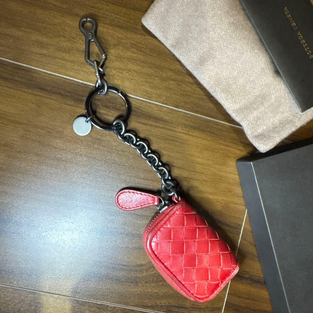 レア/日本正規品ボッテガヴェネタ キーリング キーホルダー 小銭入れ