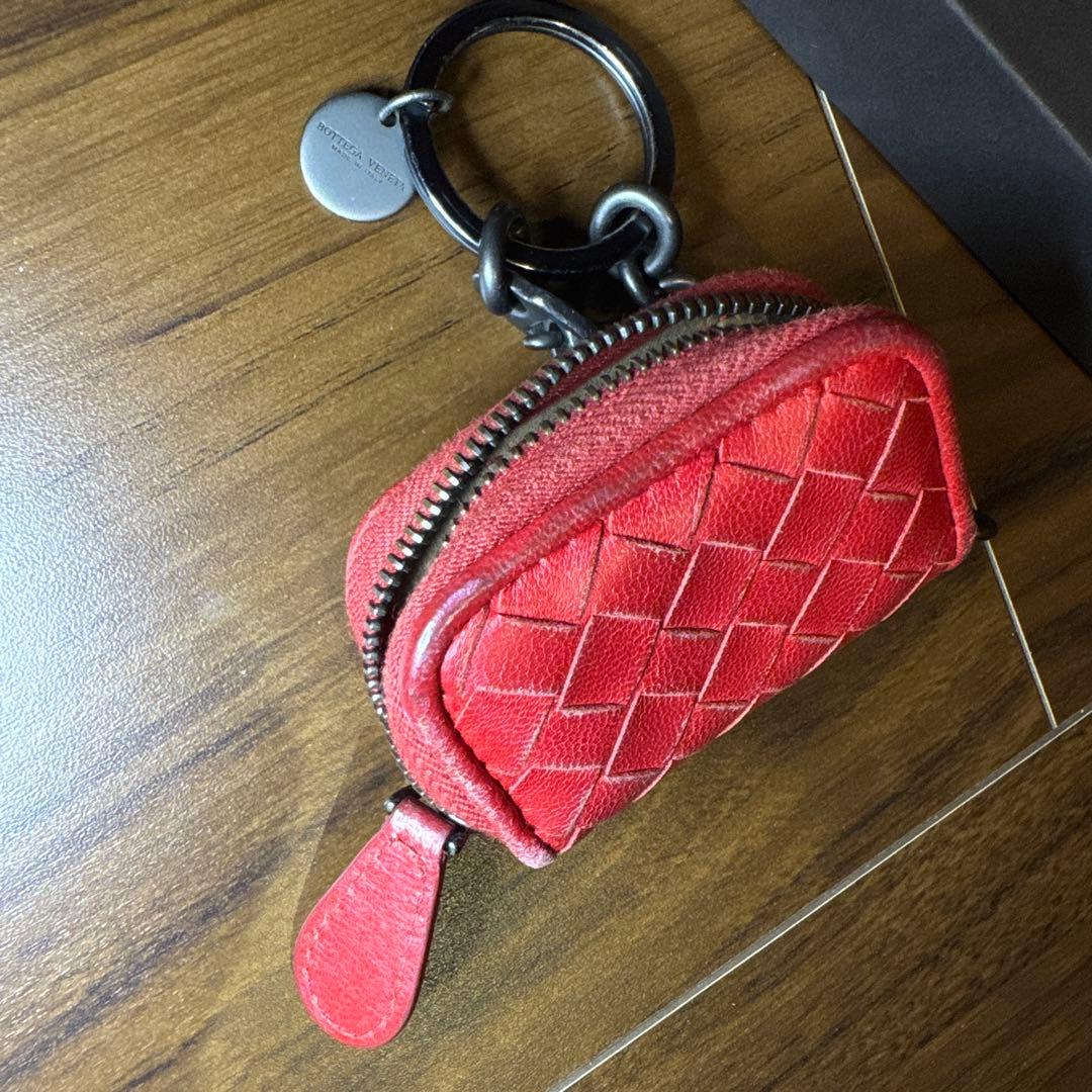 レア/日本正規品ボッテガヴェネタ キーリング キーホルダー 小銭入れ