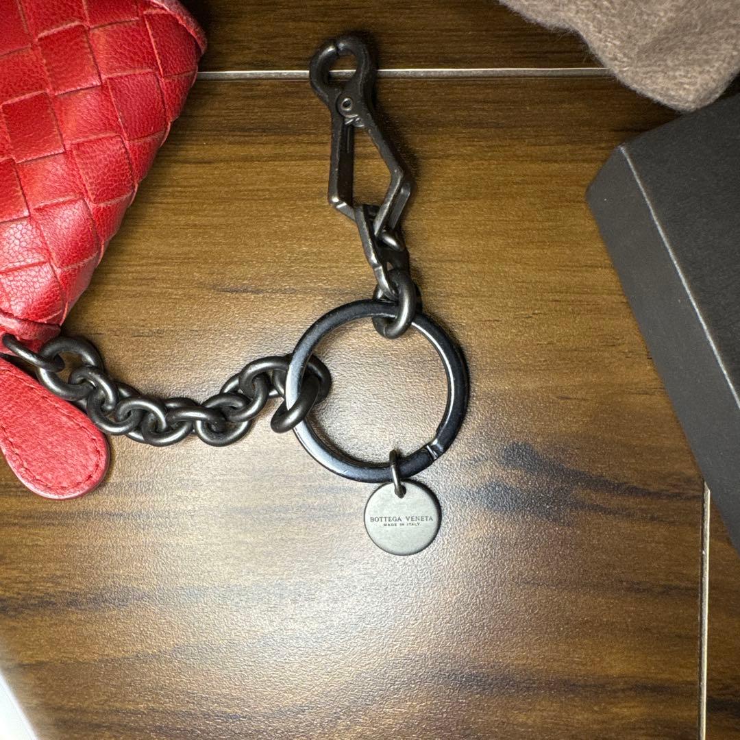 レア/日本正規品ボッテガヴェネタ キーリング キーホルダー 小銭入れ