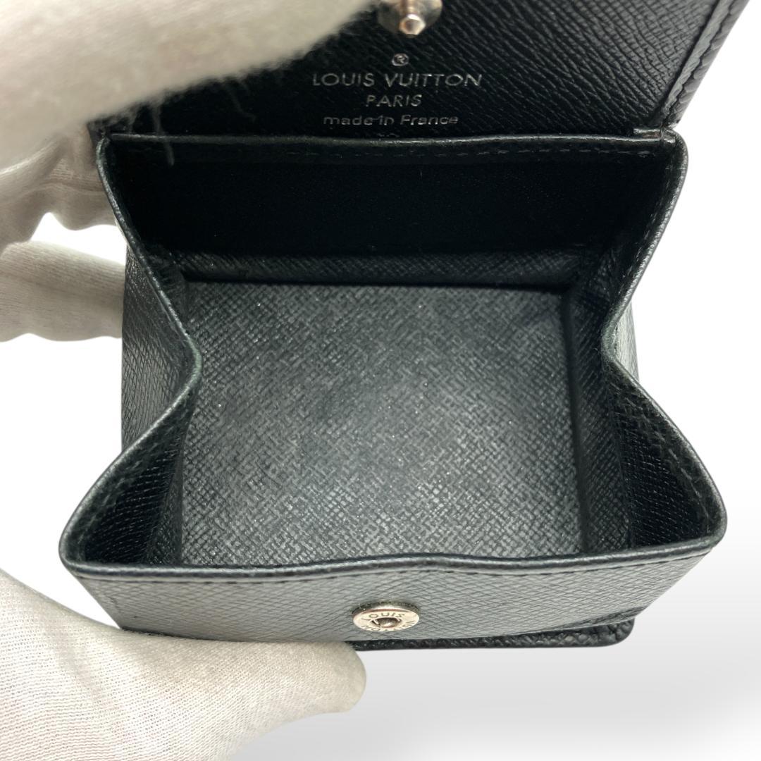 ルイヴィトン タイガ ケース ポルト モネ ボワット 小銭入れ ブラック