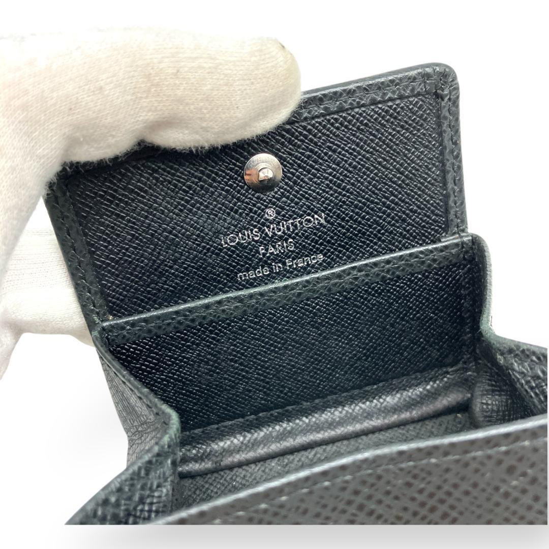 ルイヴィトン タイガ ケース ポルト モネ ボワット 小銭入れ ブラック