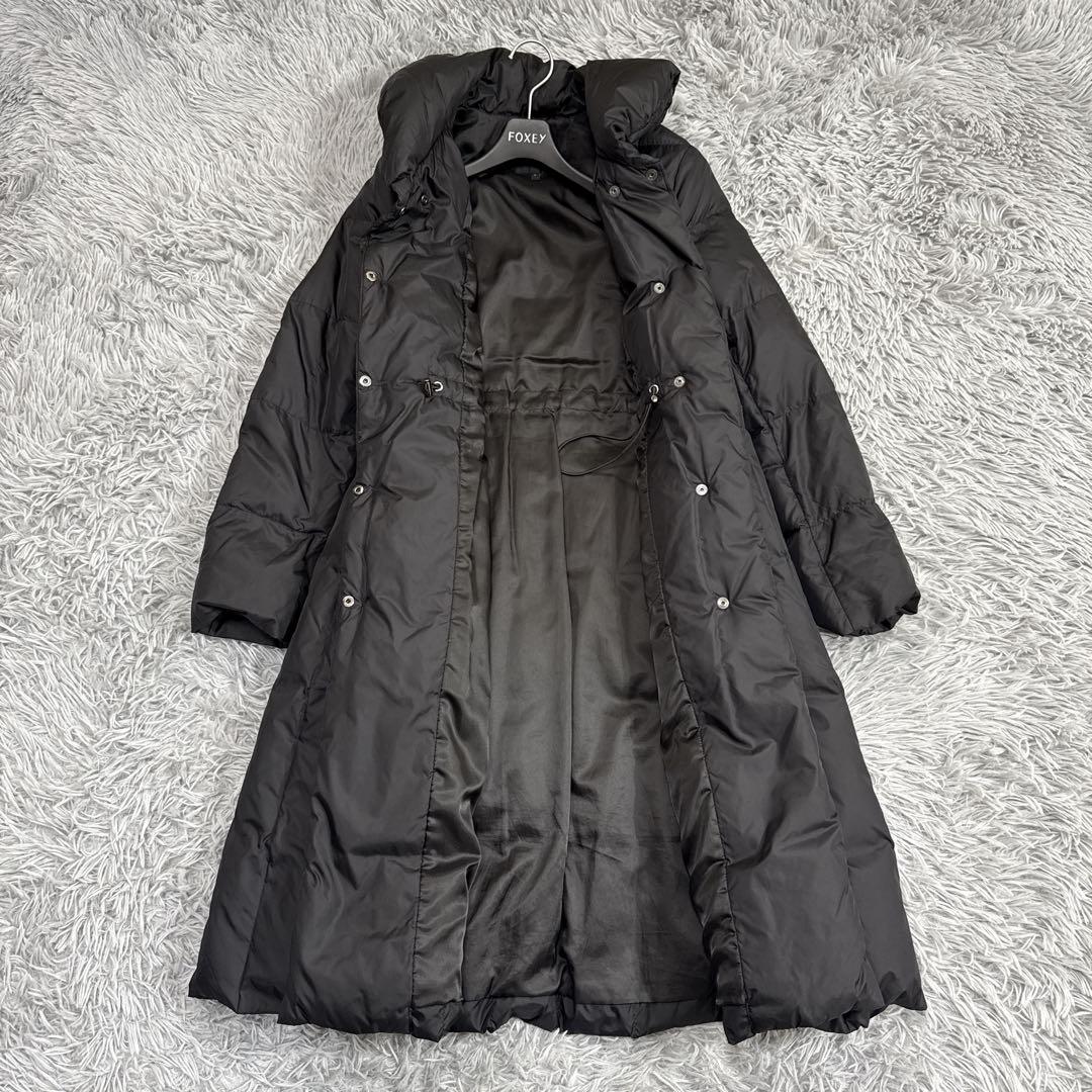 人気✨セオリー 8万 ダウンコート ビッグカラー 2way ブラック ゆったり