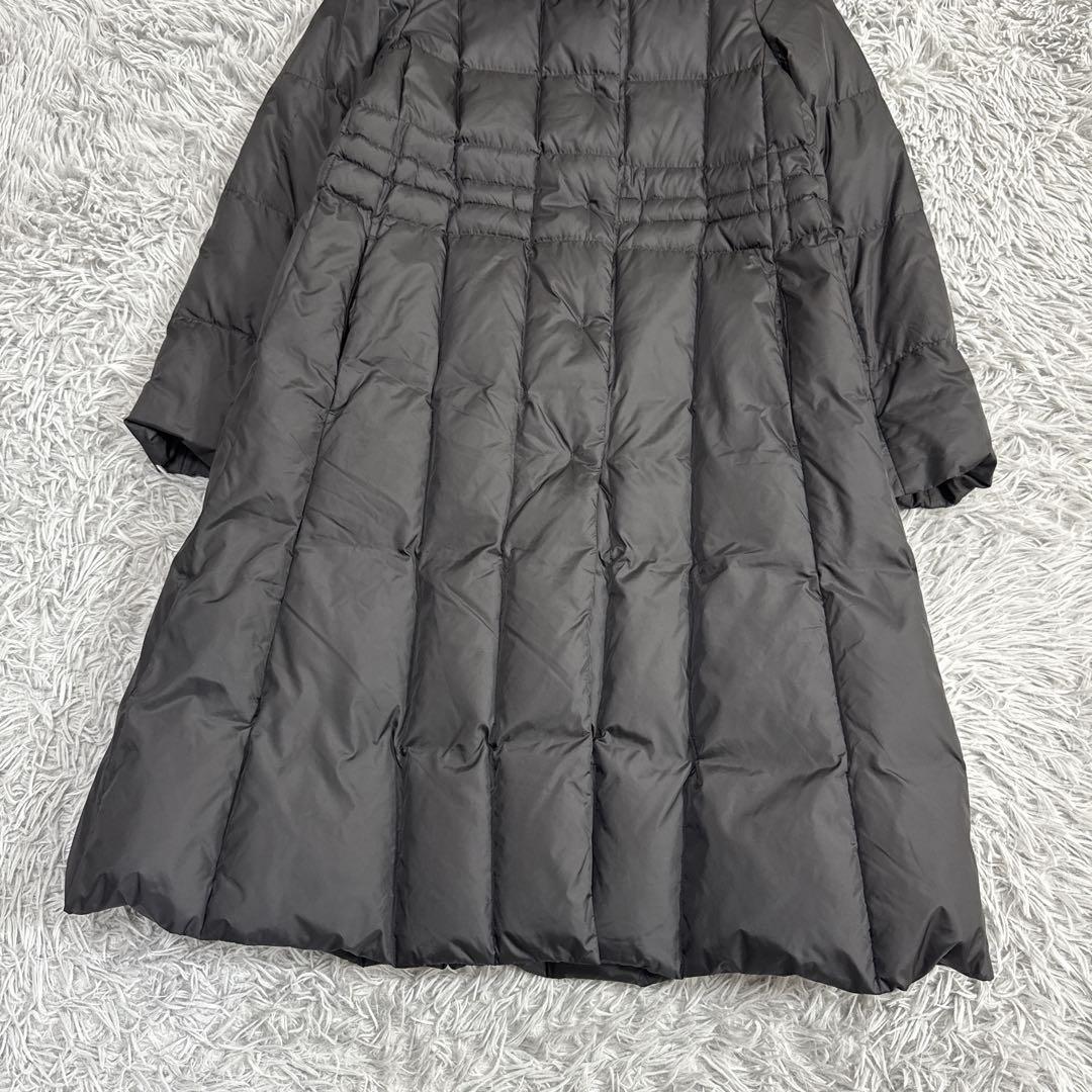 人気✨セオリー 8万 ダウンコート ビッグカラー 2way ブラック ゆったり