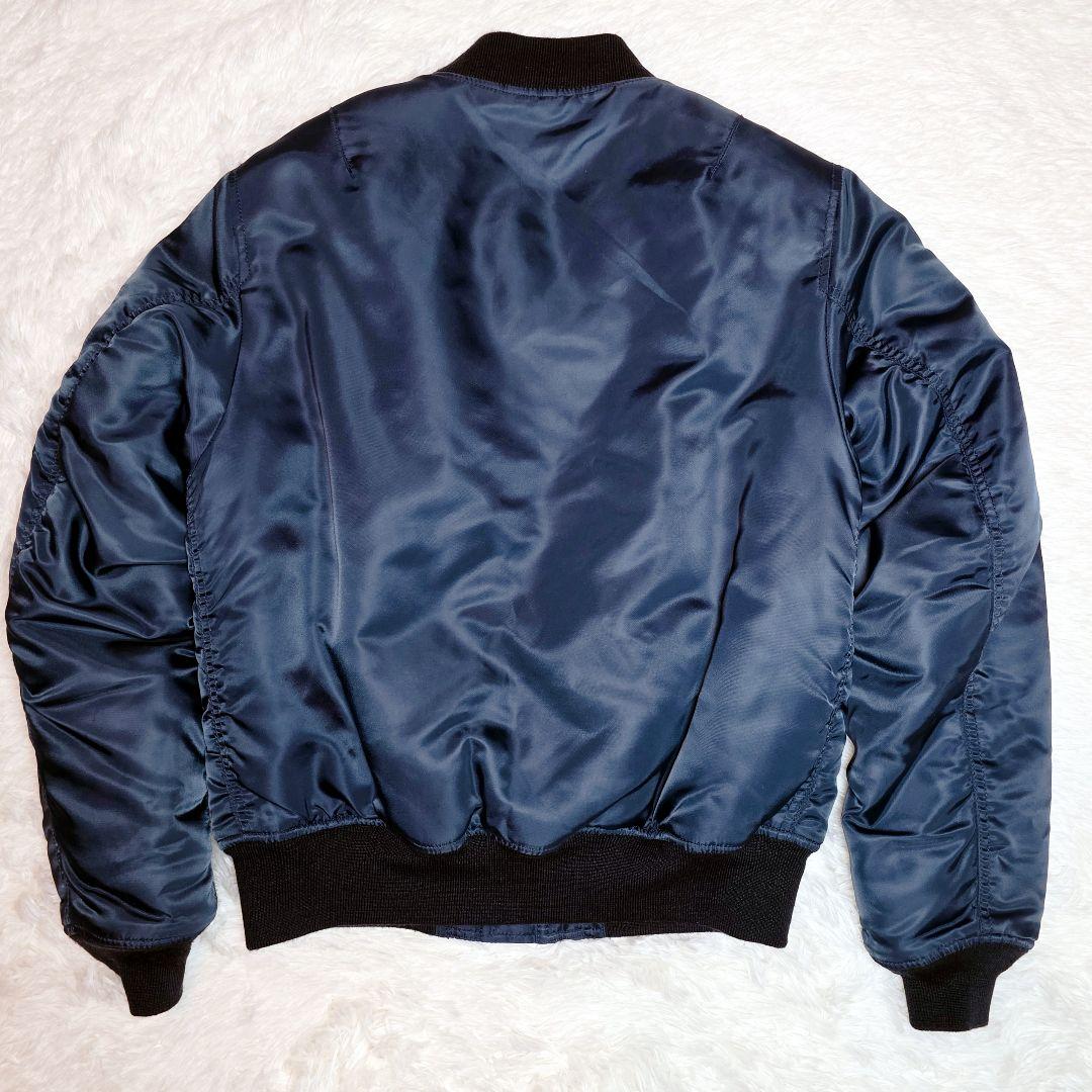 schott MA-1 ジャケット ネイビー 紺 復刻 M ショット