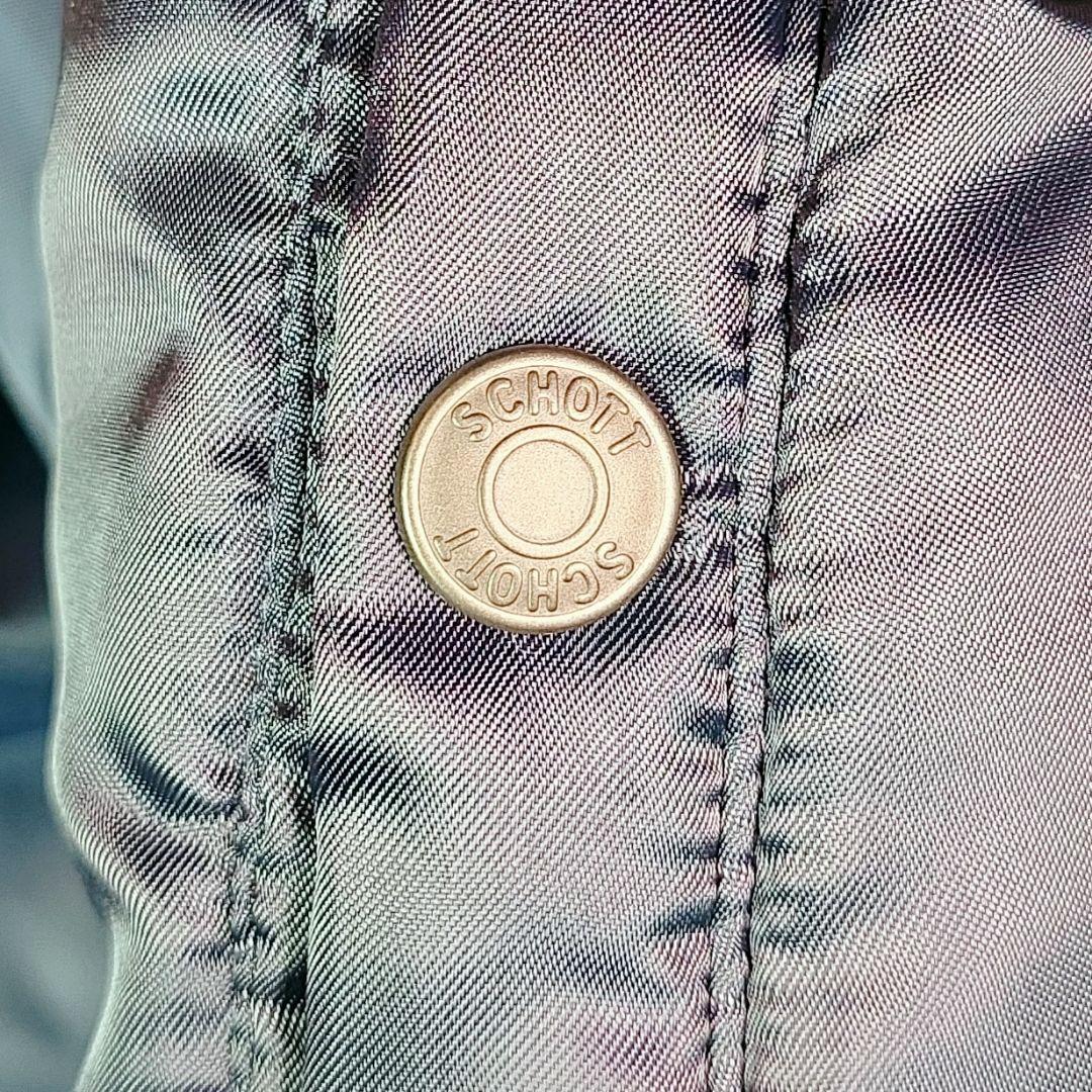 schott MA-1 ジャケット ネイビー 紺 復刻 M ショット