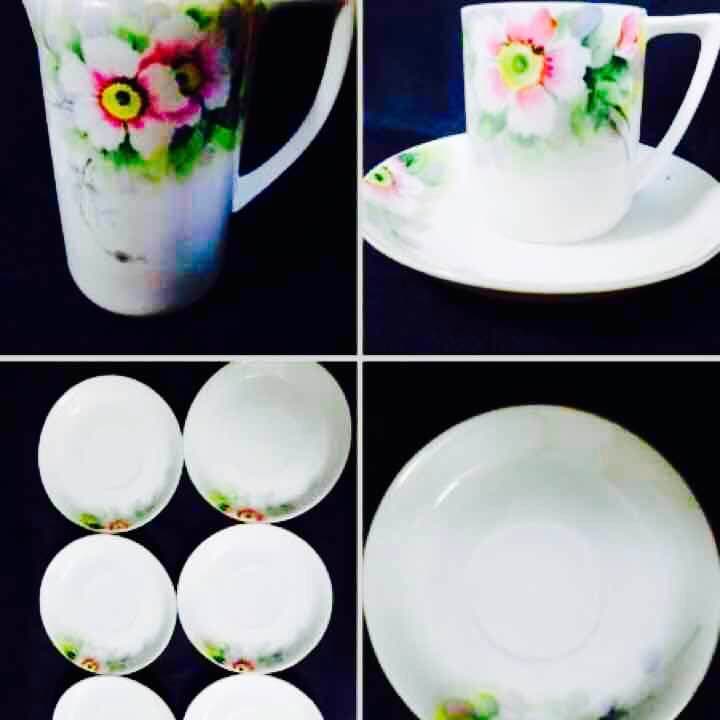 里帰り1912オールドノリタケチョコレートセット13点