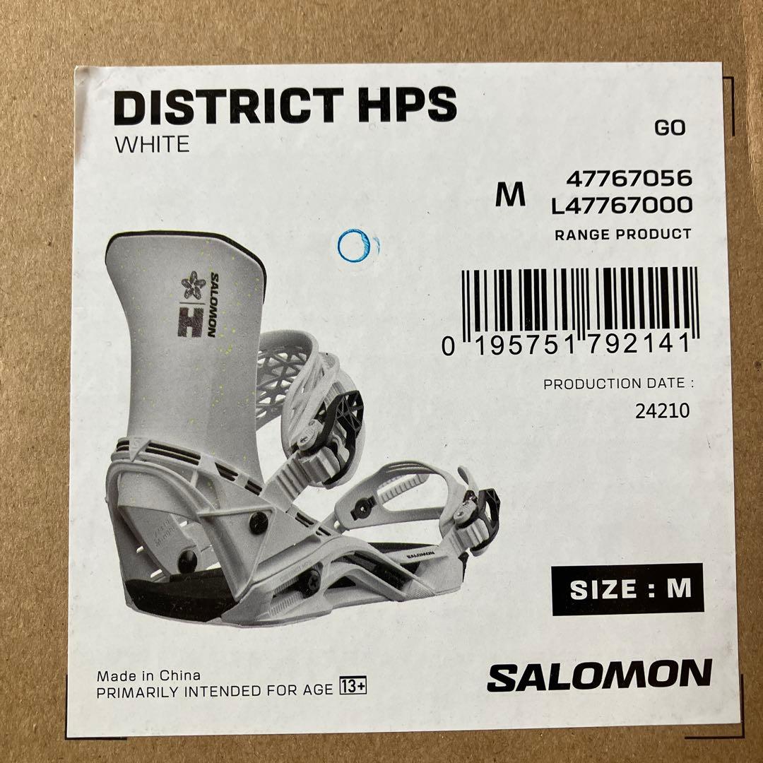 【新品】24-25モデルSALOMON DISTRICT HPS ビンディング