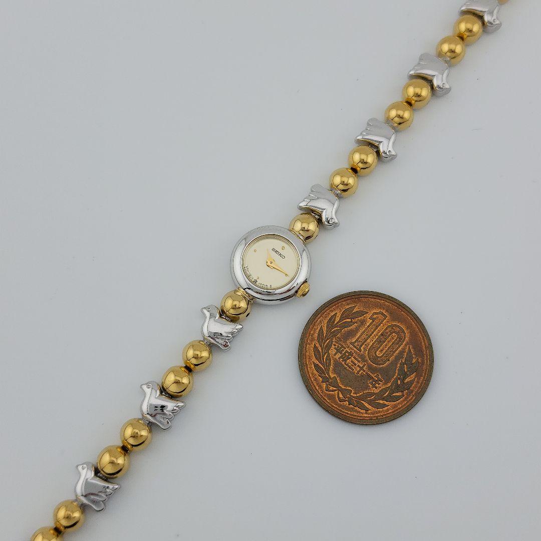 【希少品　新品電池】 SEIKO　レディース腕時計　ゴールド　シルバー