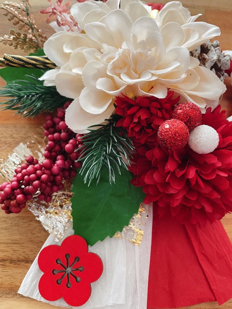 ꕤ*.゜しめ縄リース アレンジ ꕤ*.お正月飾り