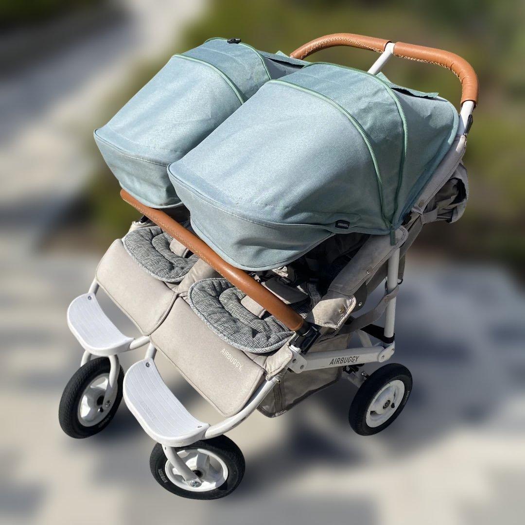 ☆一部訳あり　Air Buggyベビーカー2人乗りココダブルクローバー☆