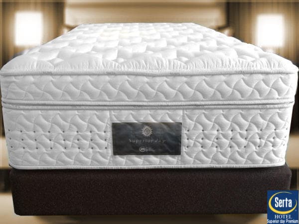 超高級ホテルのベッド(マットレス+ボックススプリングボトム)上下セット(サータ)