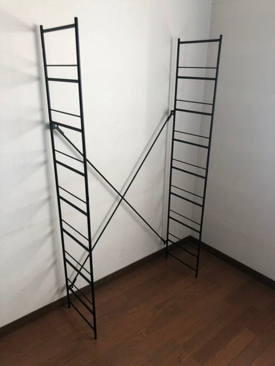 アイアンシューズラック9段ワイド