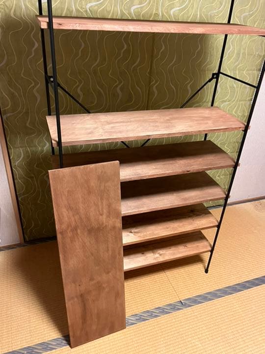 アイアンシューズラック9段ワイド