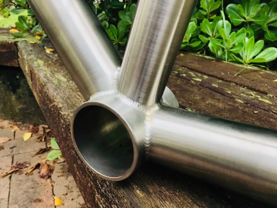 激レア・MORATI・チタニウム・元祖タンデム自転車 分割フレームセット 未組立