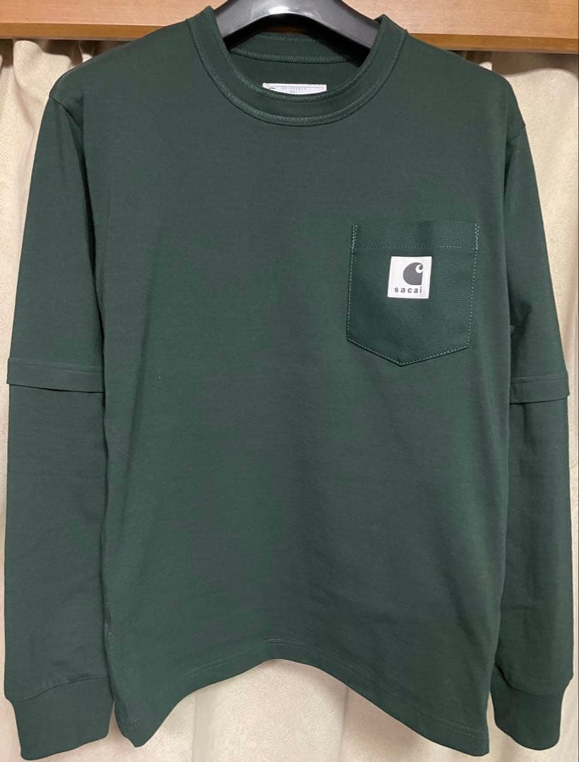 sacai x Carhartt WIP L/S ロンT Tシャツ カーハート