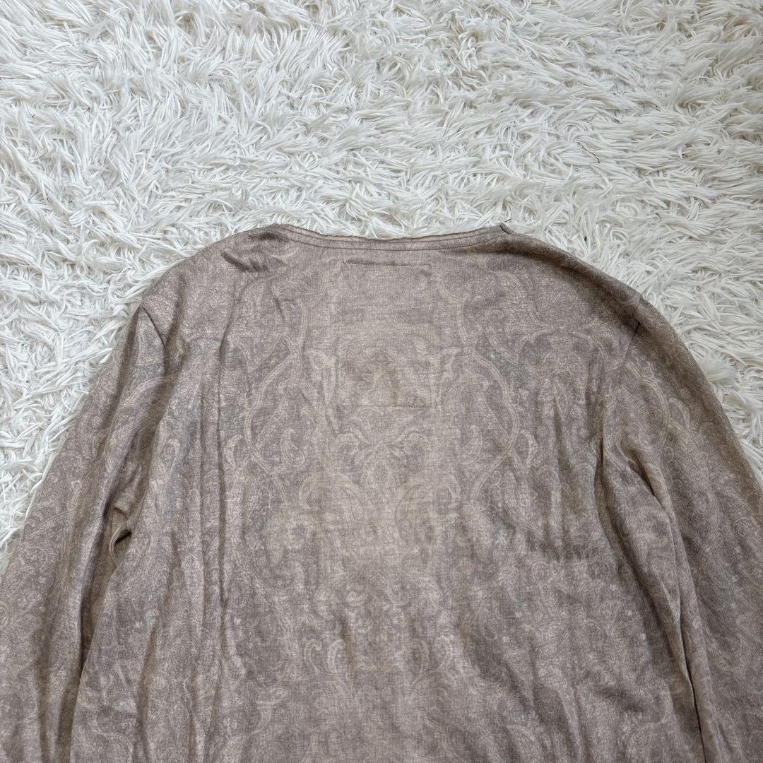 goa 00s y2k archive ロンt 長袖 ペイズリー柄