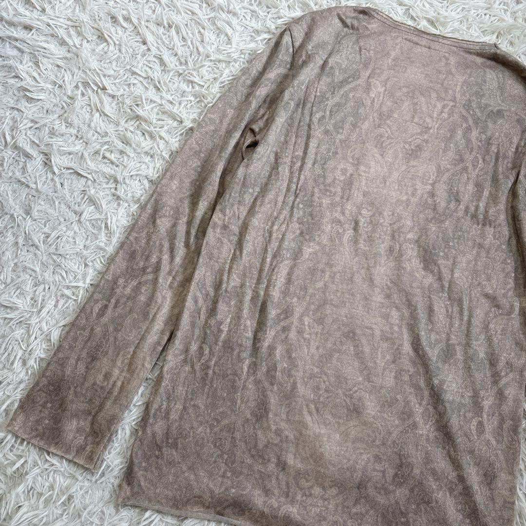 goa 00s y2k archive ロンt 長袖 ペイズリー柄