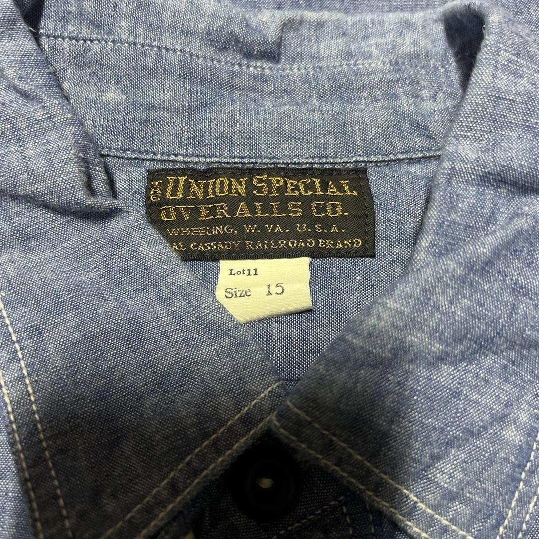 O*0様 UNIONSPECIALOVERALLS シャンブレー　シャツ