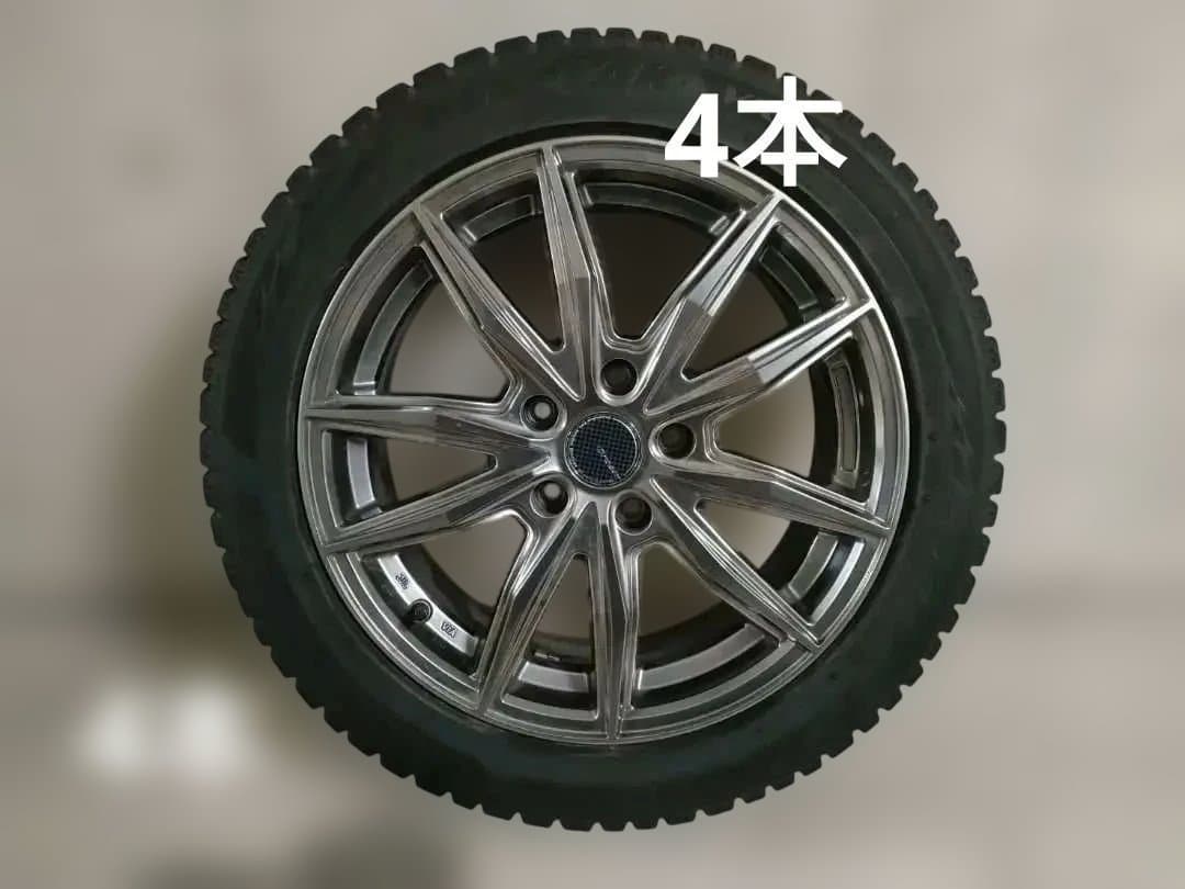 nori【美品】ブリヂストン17 スタッドレスホイー4本215/50r17