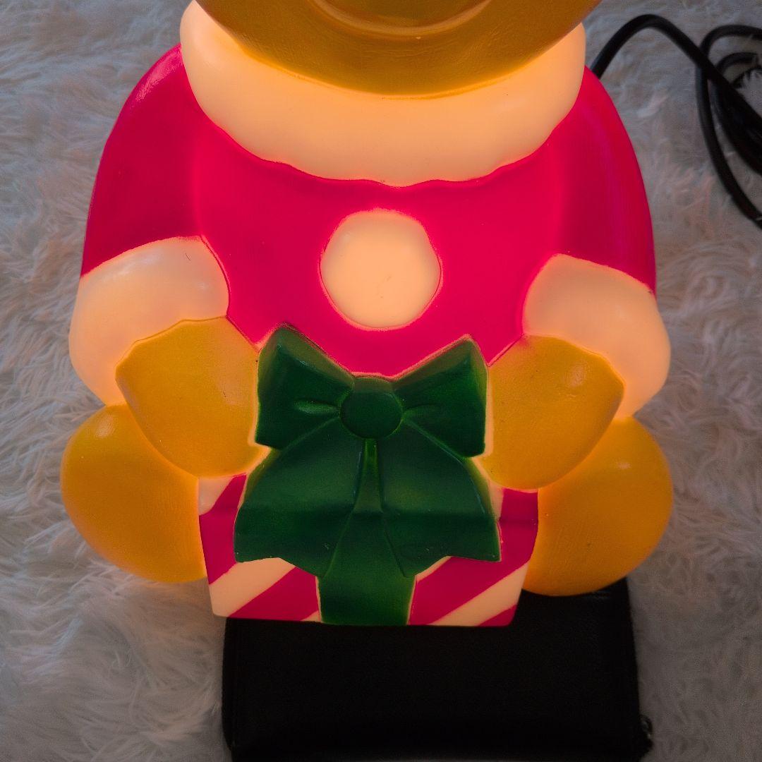 レトロ　くまのプーさん　クリスマスライト