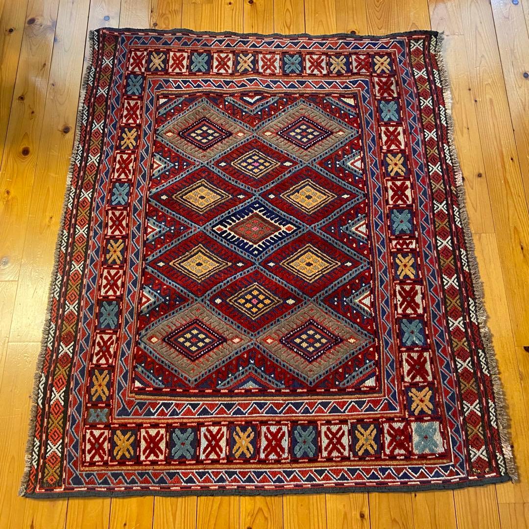 アマレー Amaleh アフガニスタン ヴィンテージ トライバルラグ