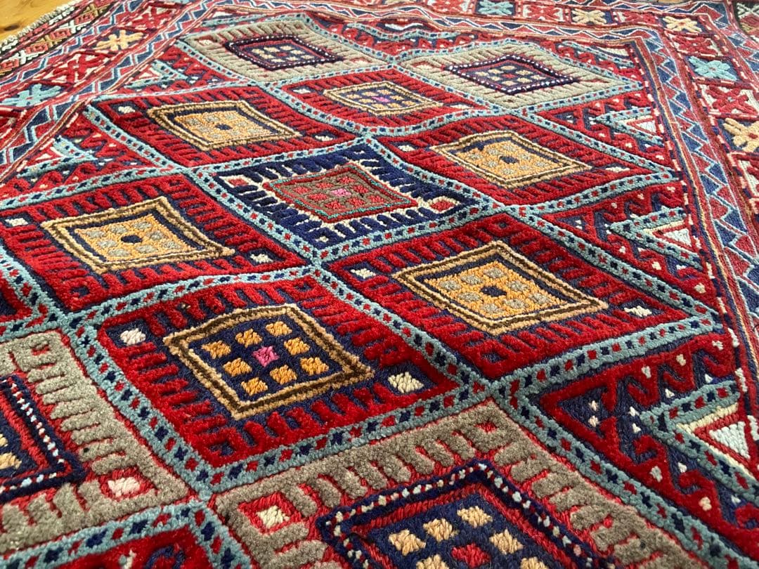 アマレー Amaleh アフガニスタン ヴィンテージ トライバルラグ