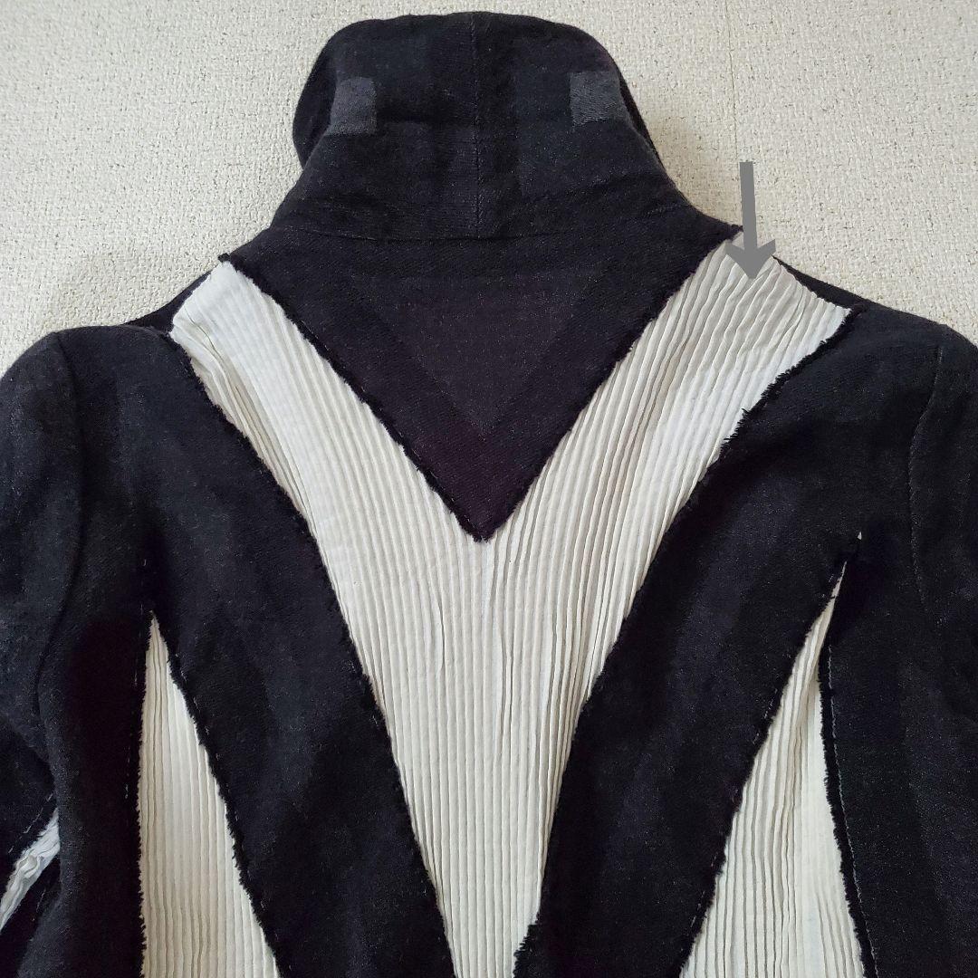 ISSEY MIYAKE イッセイミヤケ プリーツ 異素材 コート ジャケット