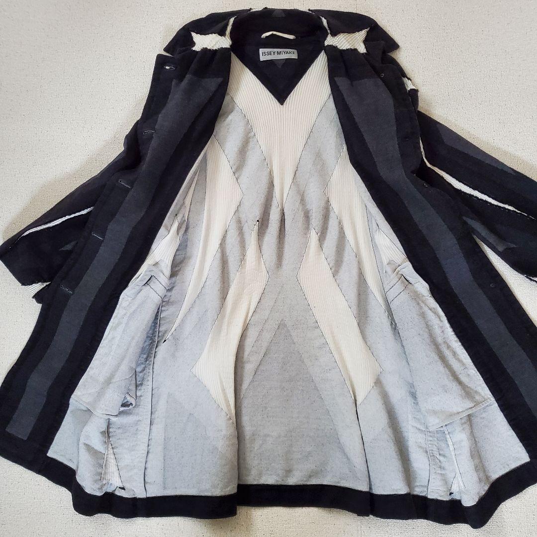 ISSEY MIYAKE イッセイミヤケ プリーツ 異素材 コート ジャケット