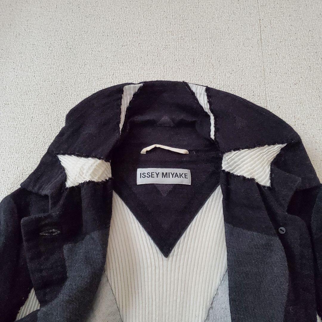 ISSEY MIYAKE イッセイミヤケ プリーツ 異素材 コート ジャケット