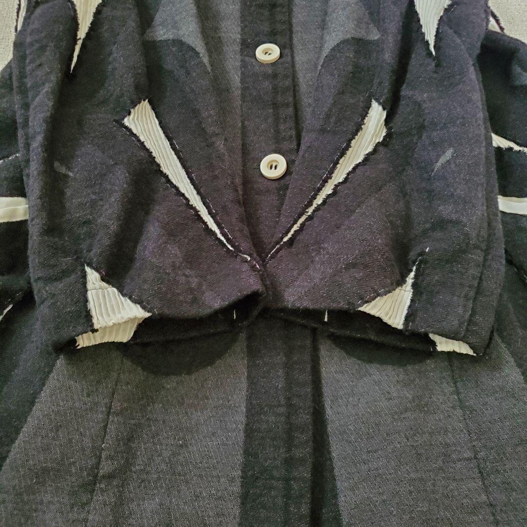 ISSEY MIYAKE イッセイミヤケ プリーツ 異素材 コート ジャケット