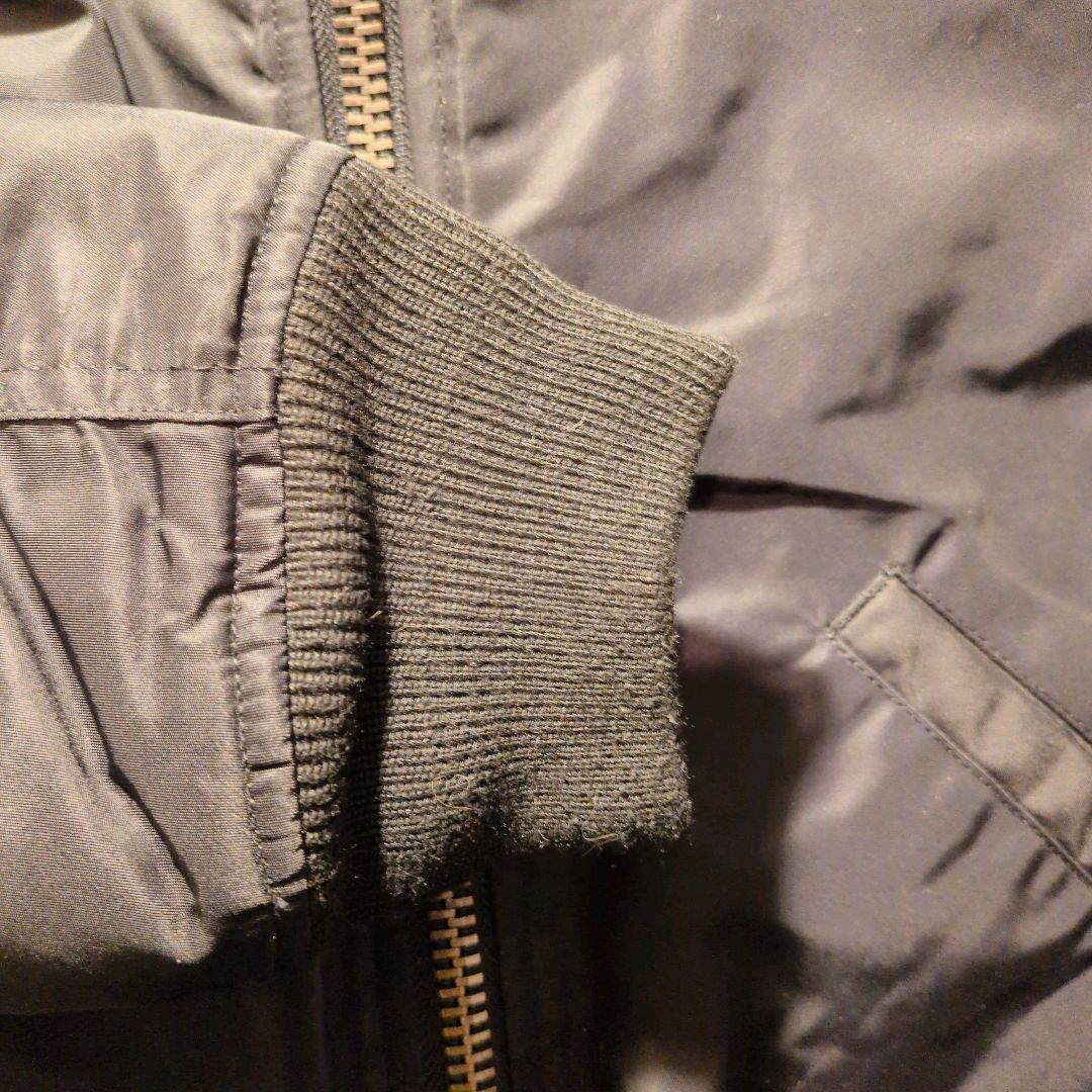 【美品】Schott NYC MA-1 フライトジャケット ブラック オレンジ